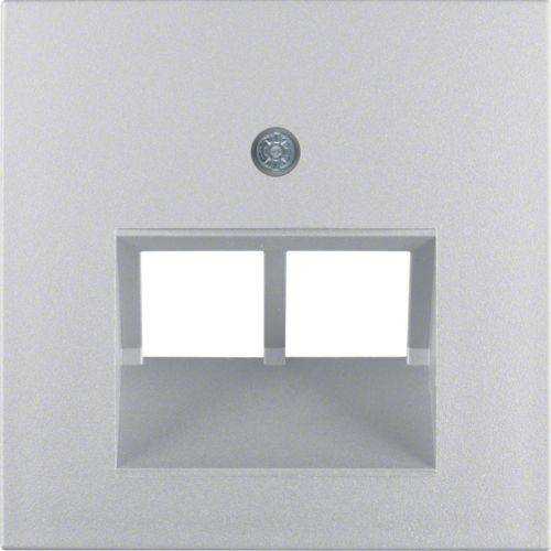 Berker 14091404 Zentralstück für UAE Steckdose 2fach S.1/B.3/B.7 alu, matt Mesch Shop Berker 14091404 Zentralstück für UAE Steckdose 2fach S.1/B.3/B.7 alu, matt Mesch Shop